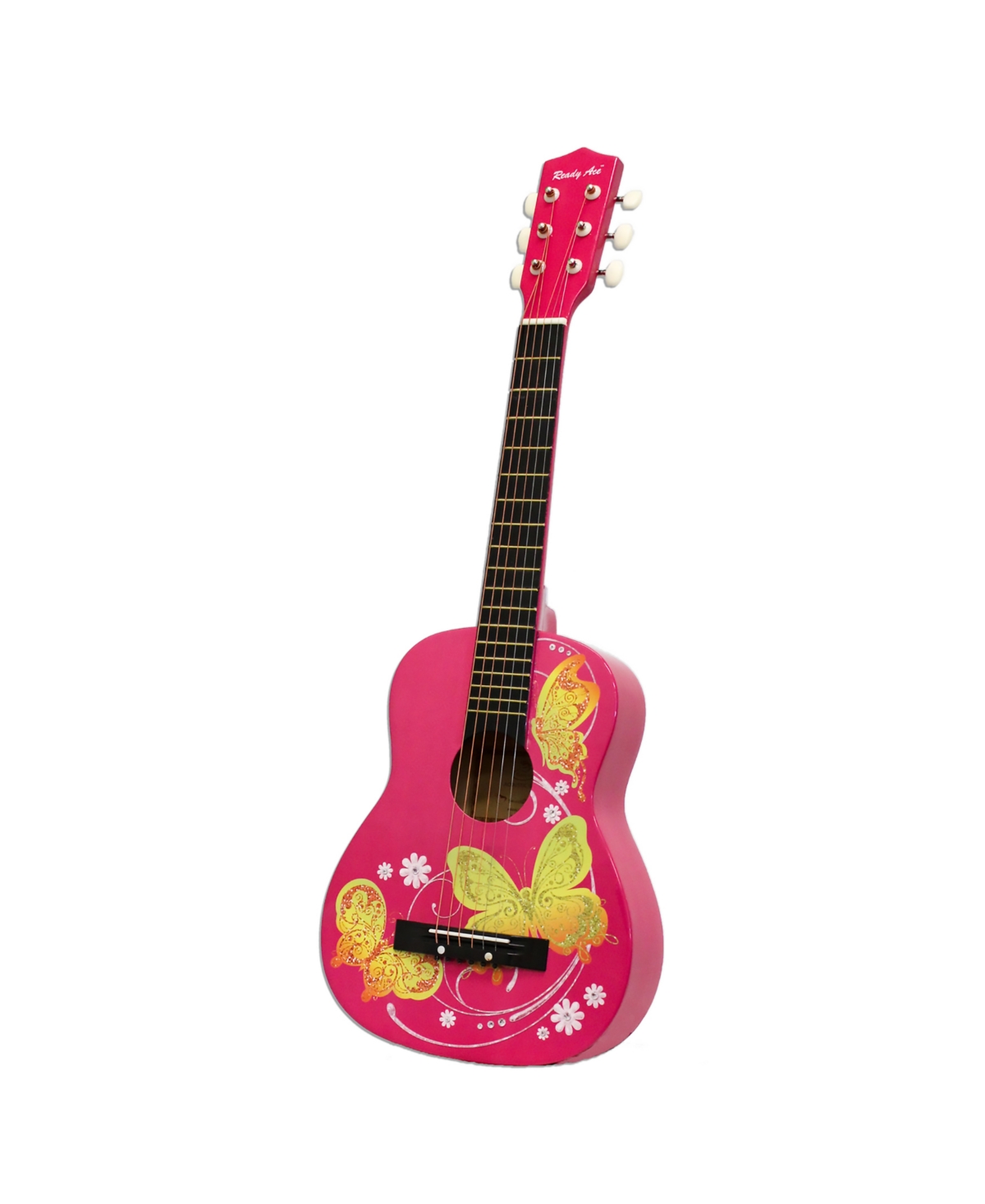 Ready Ace 30" Acoustic Guitar In Pink