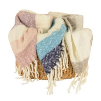 THRO Metilda Stripe Mohair Decorative 50" x 60" - Macy's