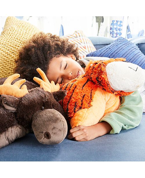 Pillow Pets Wild Chocolate Moose Stuffed Animal Plush Toy