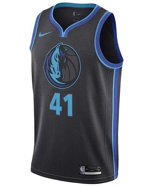 Nike Men's Dirk Nowitzki Dallas Mavericks City Swingman Jersey 2018 - Sports Fan Shop By Lids ...