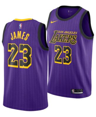 Infant Los Angeles Lakers LeBron James Nike White City Edition Player  Bodysuit