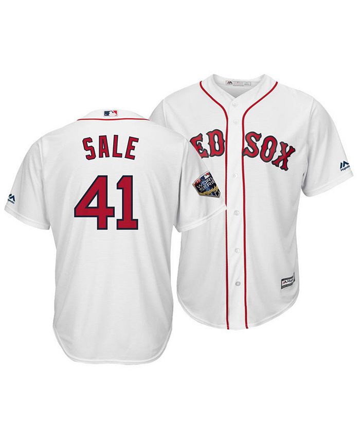 Majestic Men's Chris Sale Boston Red Sox 2018 World Series Patch Player  Cool Base Jersey - Macy's