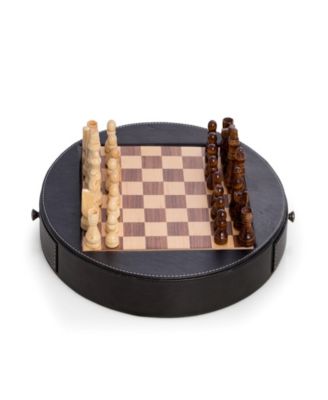 Leather Chess Set