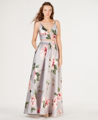 floral formal skirt