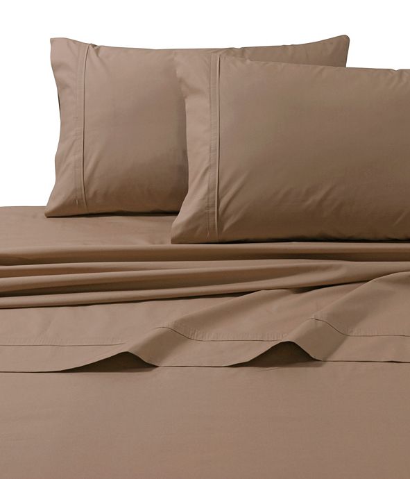 Tribeca Living 300 Thread Count Cotton Percale Extra Deep Pocket Queen