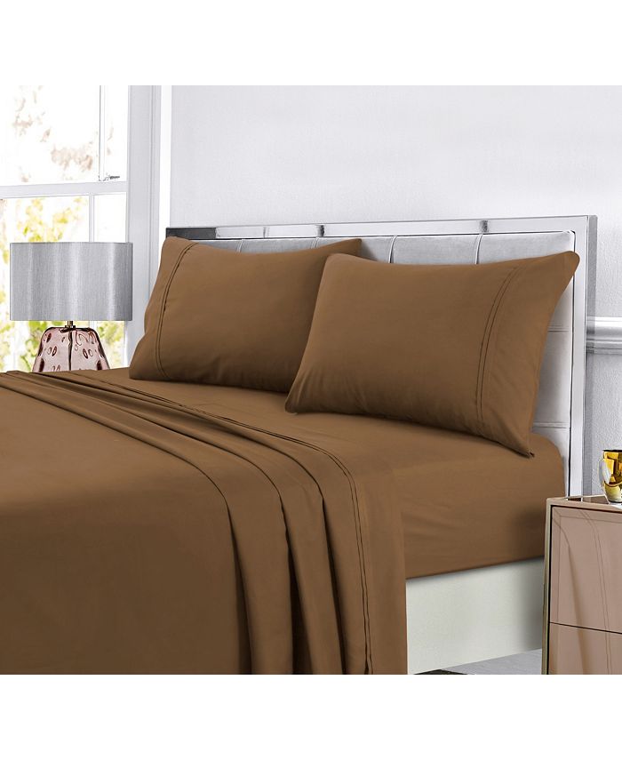 Tribeca Living Super Soft Solid DP EasyCare Extra Deep Pocket Full