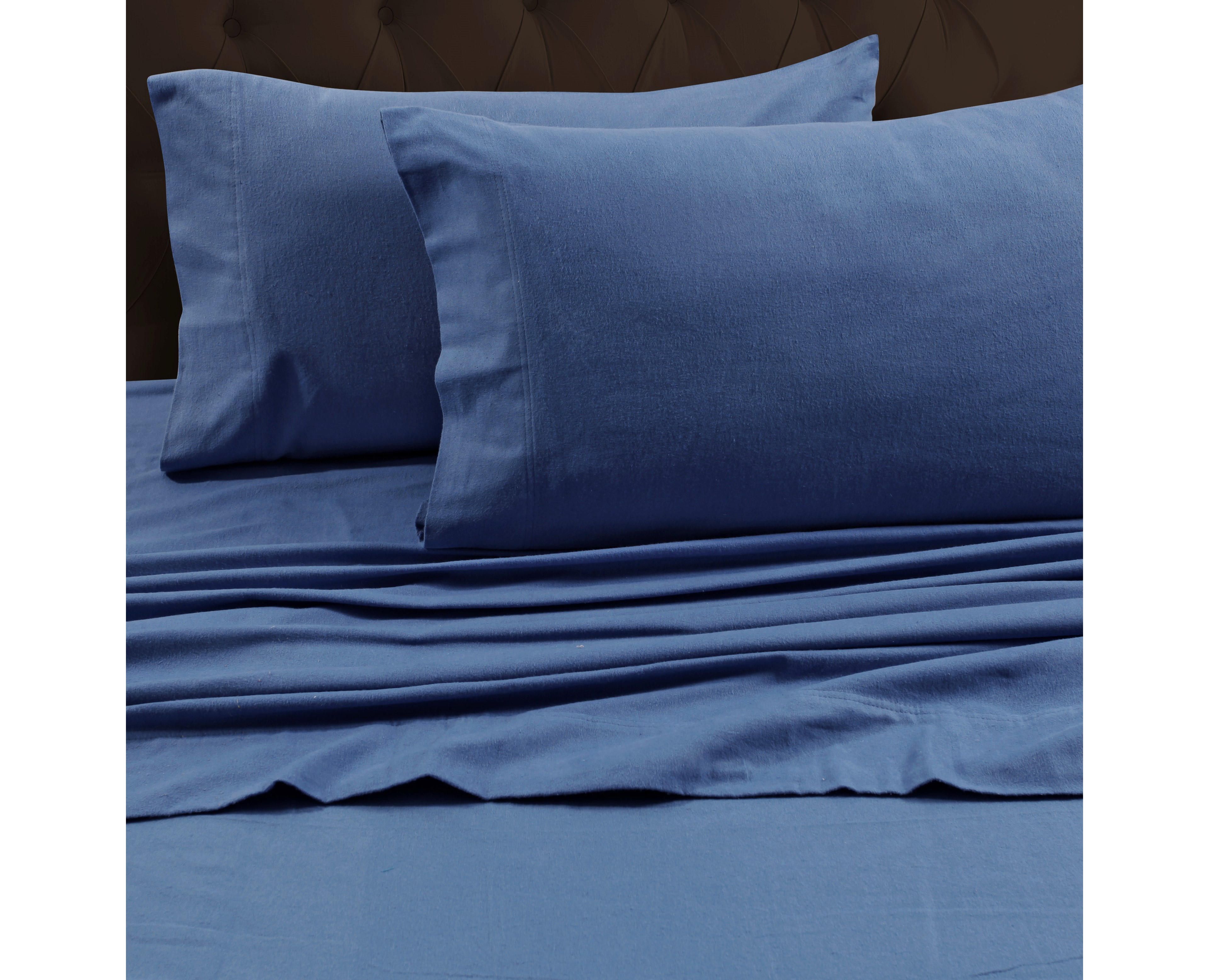 Tribeca Living Heavyweight Flannel Fitted Sheet, King