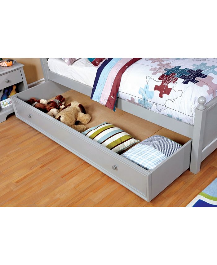 Furniture of America Poppy Twin Bed with Trundle Macy's