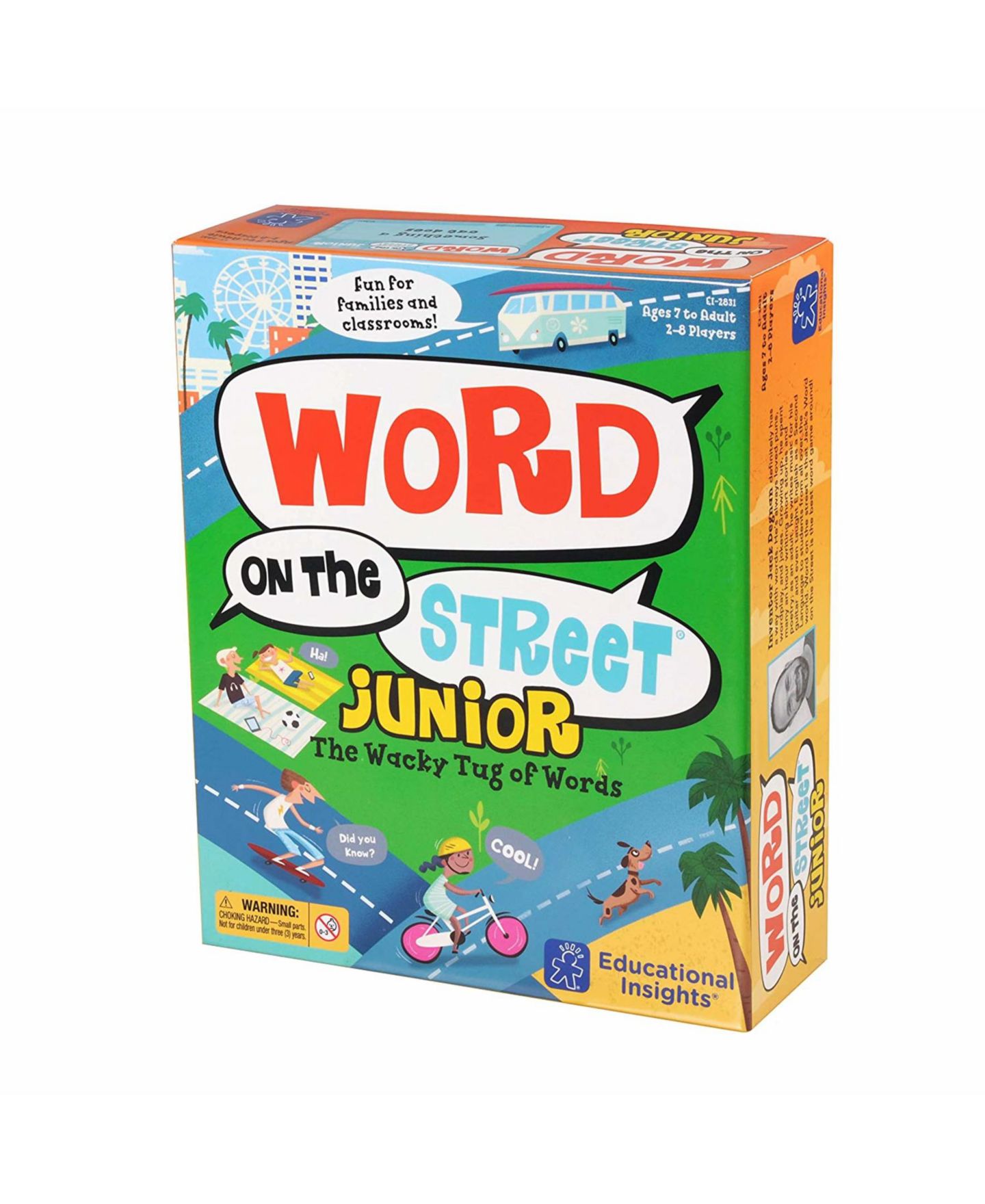 Детская настольная игра Areyougame Word on the Street Junior Family Educational Board Game, Ages 7+ — фото 12