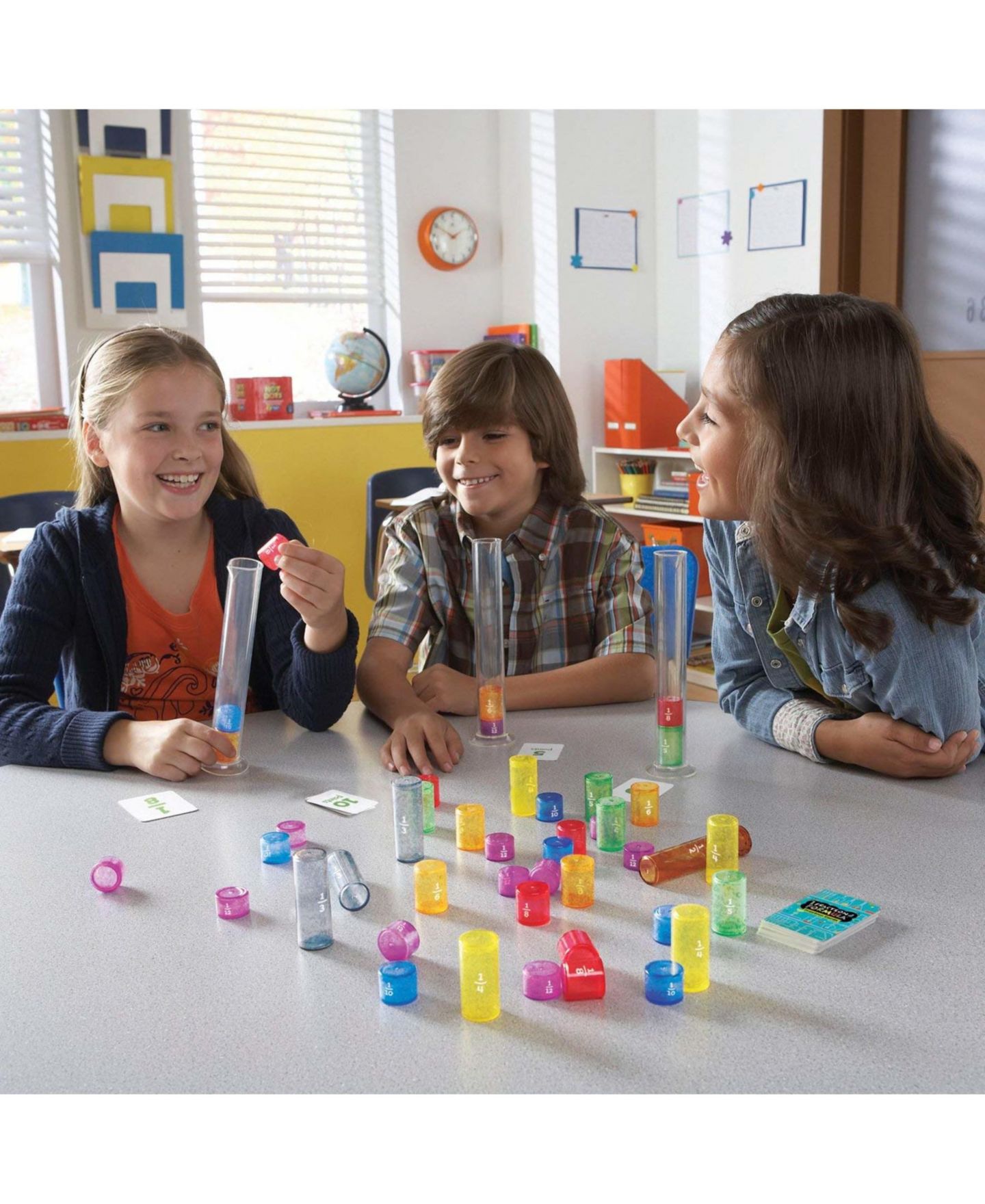 Детская карточная игра Areyougame Fraction Formula Math Card Game, Ages 8+ — фото 4