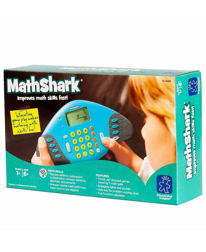 Educational Insights MathShark - Math Quiz Game For Kids Ages 6+, Addition, Subtraction, Multiplication, Division Practice - View #9