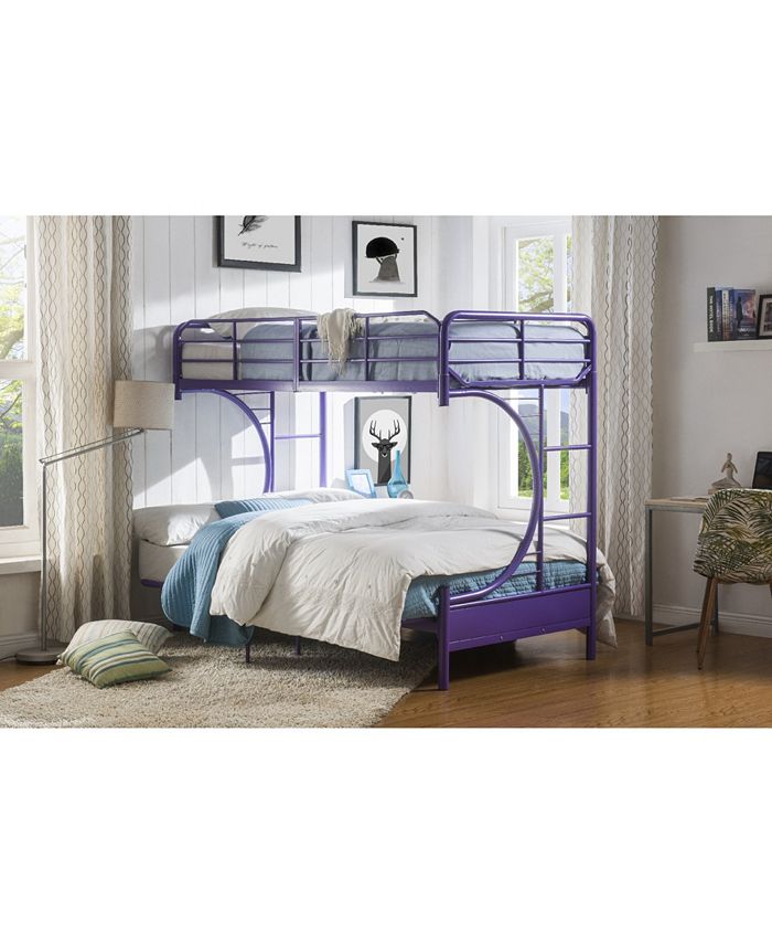 Acme Furniture Eclipse Twin Over Full Futon Bunk Bed Macy's