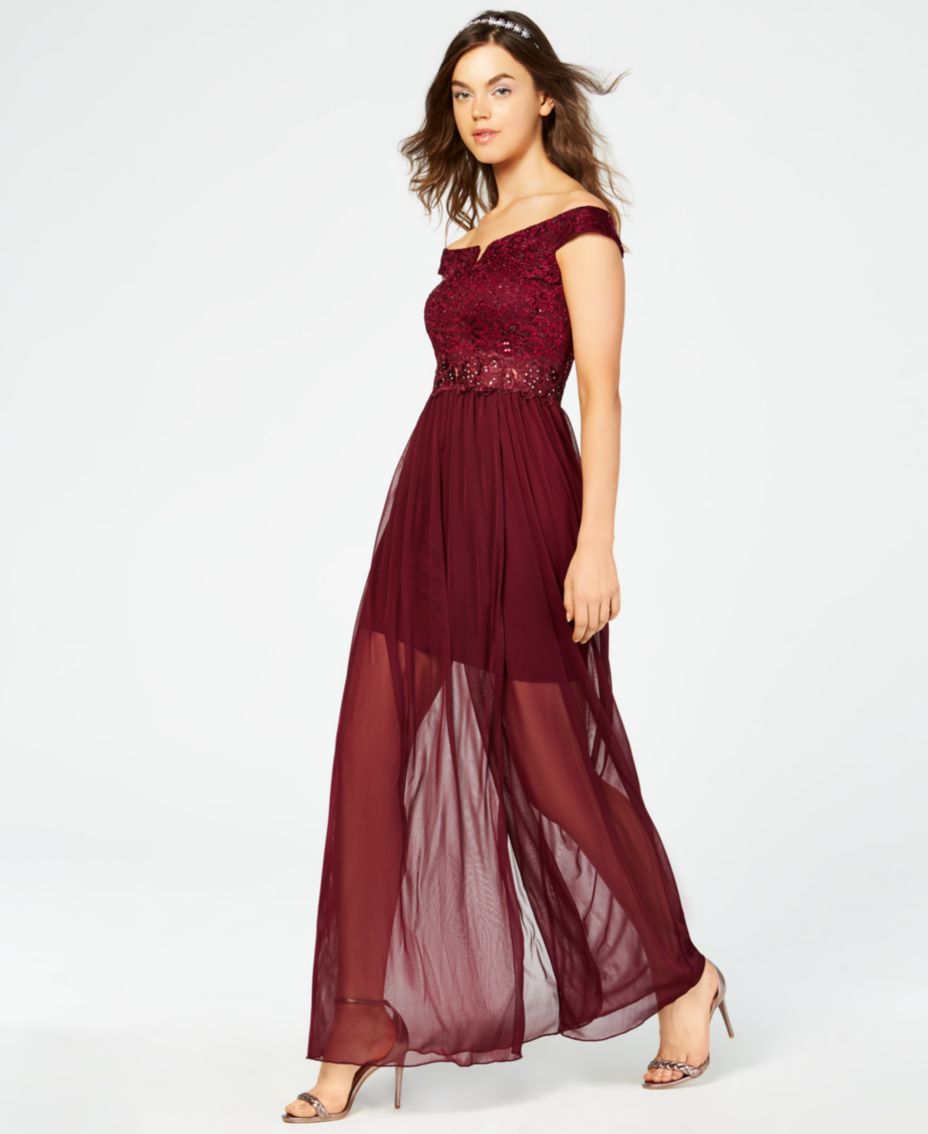 Off The Shoulder Prom Dresses Macys