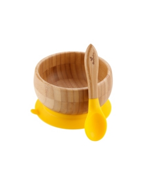Avanchy Bamboo Suction Baby Bowl and Spoon
