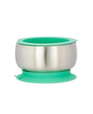 Avanchy Stainless Steel Suction Baby Bowl with Lid
