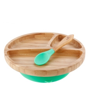 Avanchy Bamboo Toddler Plate and Spoon