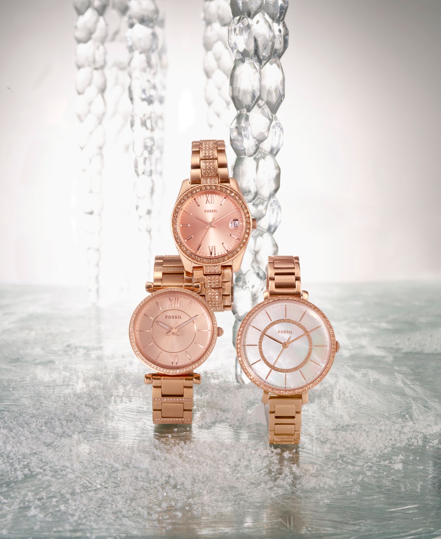 Women's Carlie Rose Gold-Tone Stainless Steel Bracelet Watch 35mm