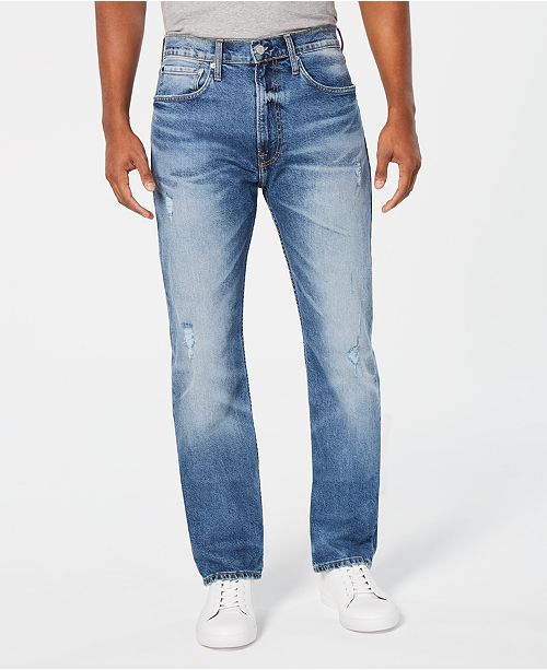 Calvin Klein Jeans Men's Relaxed Straight-Fit Jeans & Reviews - Jeans ...