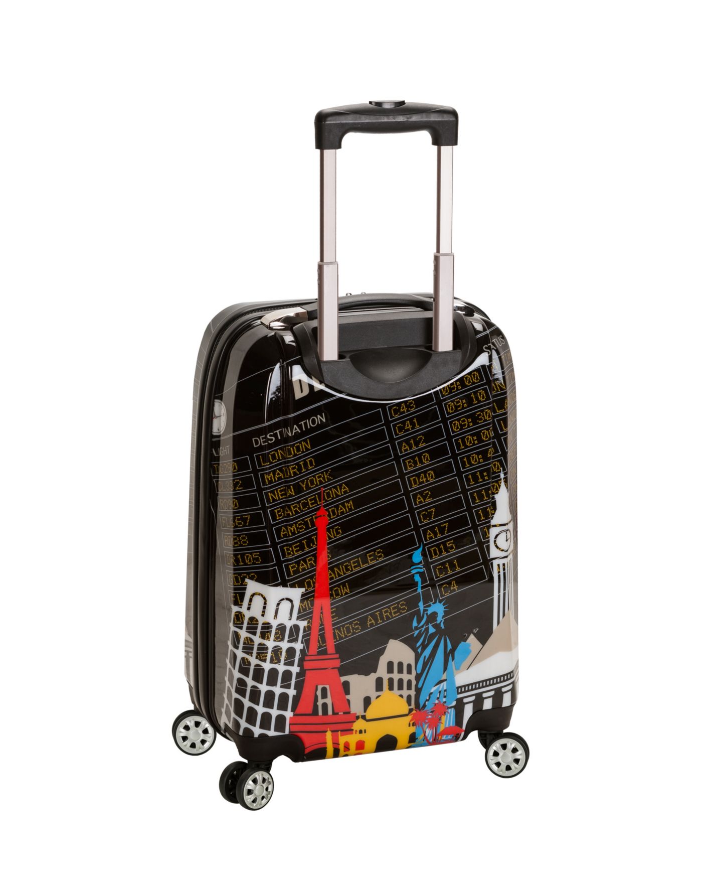 Чемоданы Rockland 2-Pc. Hardside Luggage Set, цвет: Чёрный — фото 4