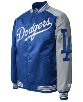 Starter Men's Los Angeles Dodgers Captain Coop Satin Jacket - Macy's