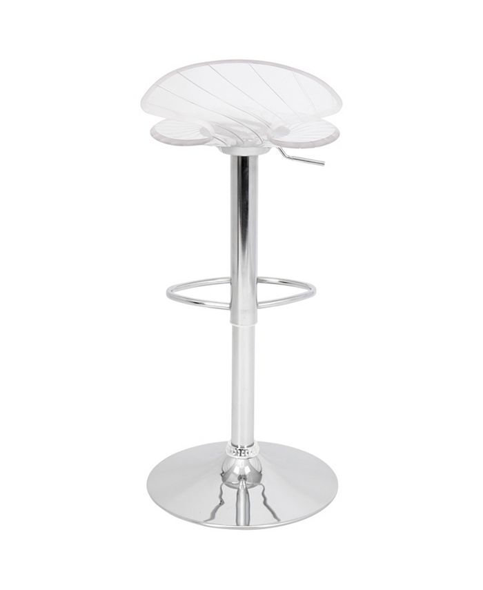 Lumisource Spyra Light Up and Height Adjustable Bar Stool Macy's