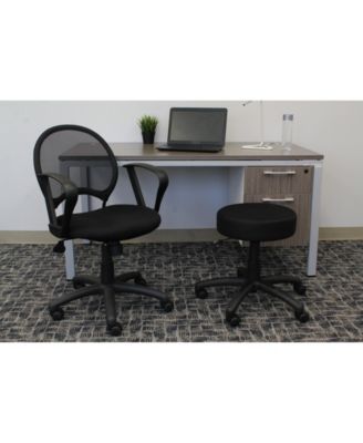 Mesh Chair With Loop Arms