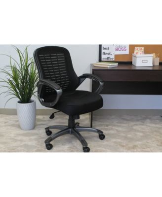 Ribbed High Back Mesh Chair