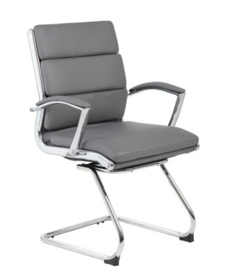 Executive CaressoftPlus Guest Chair with Chrome Finish