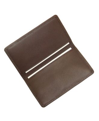 Royce Slim Business Card Case in Genuine Leather