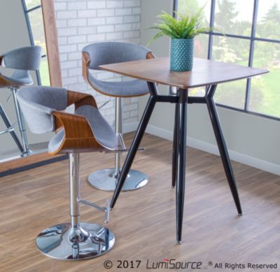 Curvo Adjustable Barstool with Swivel