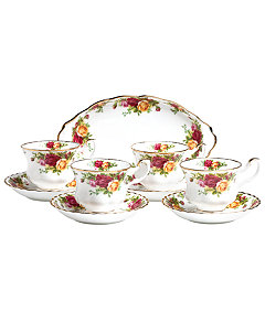 Royal Albert Old Country Roses 9 Piece Hostess Set