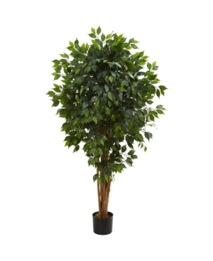 Nearly Natural 5.5' Ficus Artificial Tree In Green