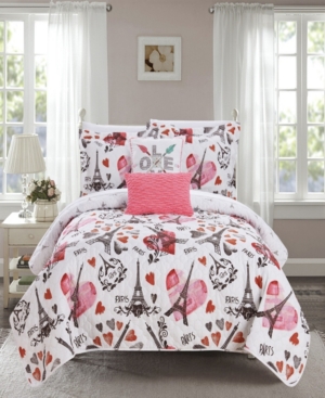Chic Home Grand Palais 5 Piece Queen Quilt Set