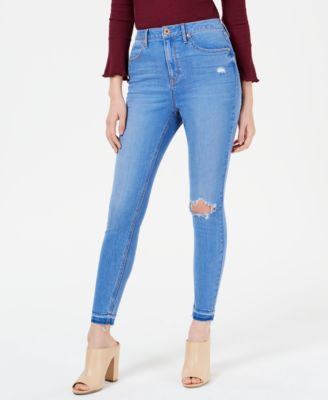 American Rag Juniors High-Rise Slim Straight-Leg Jeans