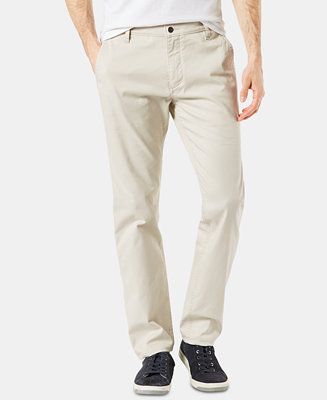 Dockers Men's All Seasons Slim-Fit Alpha Khaki Pants, Created for Macy ...