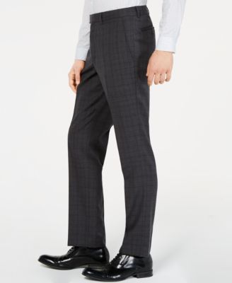 Kenneth Cole New York Men's Slim-Fit Plaid Performance Suit