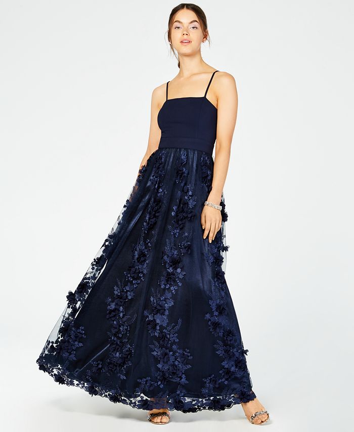 Trixxi Juniors Flower Petals Gown Macy s