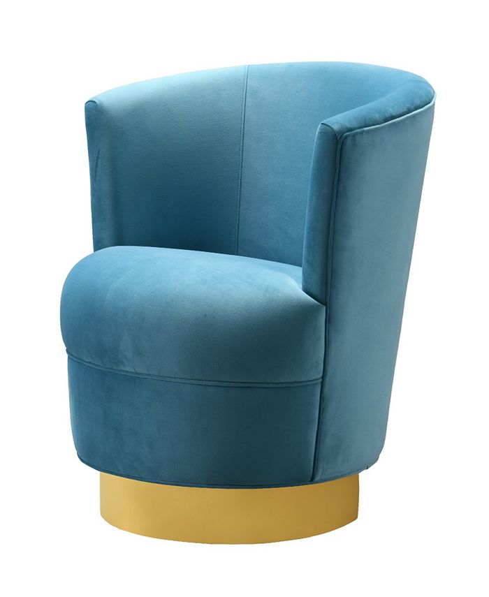 TOV Furniture Noah Swivel Chair - Macy's