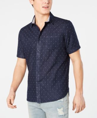 American Rag - Men's Dante Regular-Fit Dot Stripe Shirt