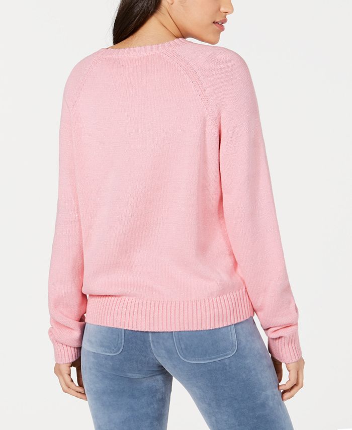 Juicy Couture Cotton LA Logo Crewneck Sweater & Reviews - Sweaters ...