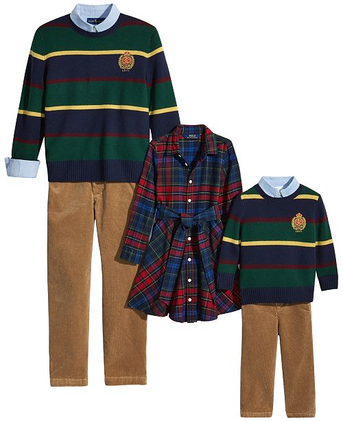 Polo Ralph Lauren Girls And Boys Holiday Family Outfits Reviews