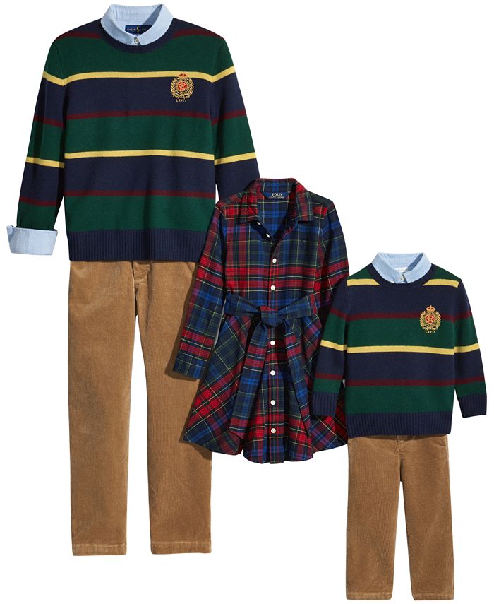 Polo Ralph Lauren Girls and Boys Holiday Family Outfits & Reviews - Sets &  Outfits - Kids - Macy's