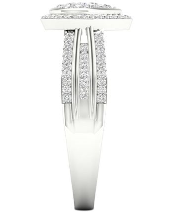 Macy's - Diamond Heart Ring (1/2 ct. t.w.) in Sterling Silver
