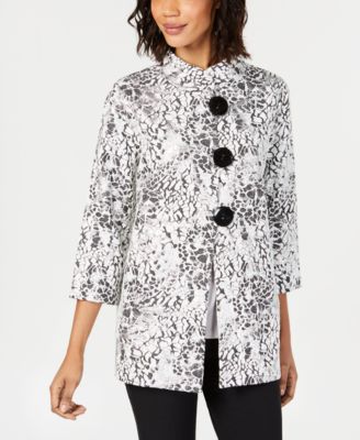 macys swing coat