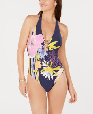 Trina Turk - Bal Harbour Printed Strappy One-Piece Swimsuit