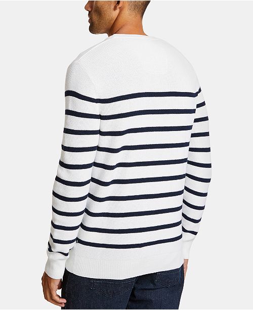 Nautica Men's Breton Striped Sweater - Sweaters - Men - Macy's