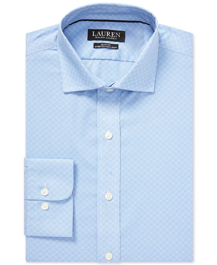 Lauren Ralph Lauren Men's Slim Fit Dress Shirt & Reviews - Dress Shirts ...
