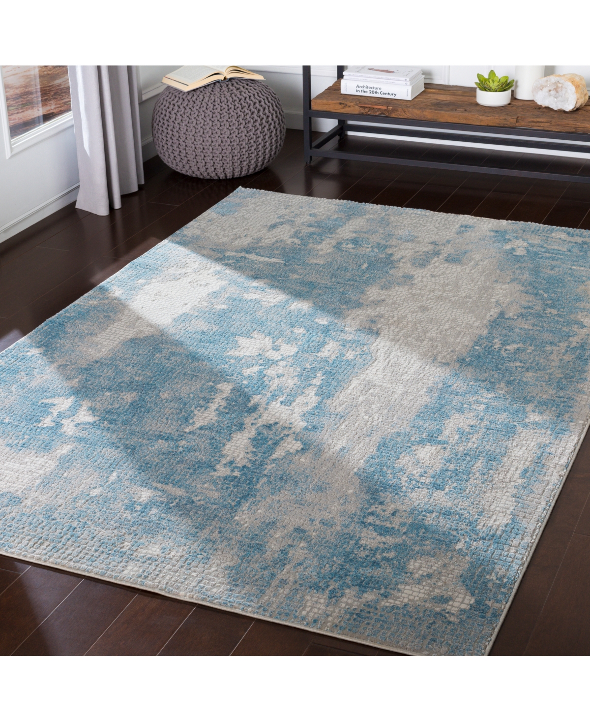 Livabliss Aisha Ais-2301 Sky Blue 9'3" X 12'3" Area Rug In Sky Blue
