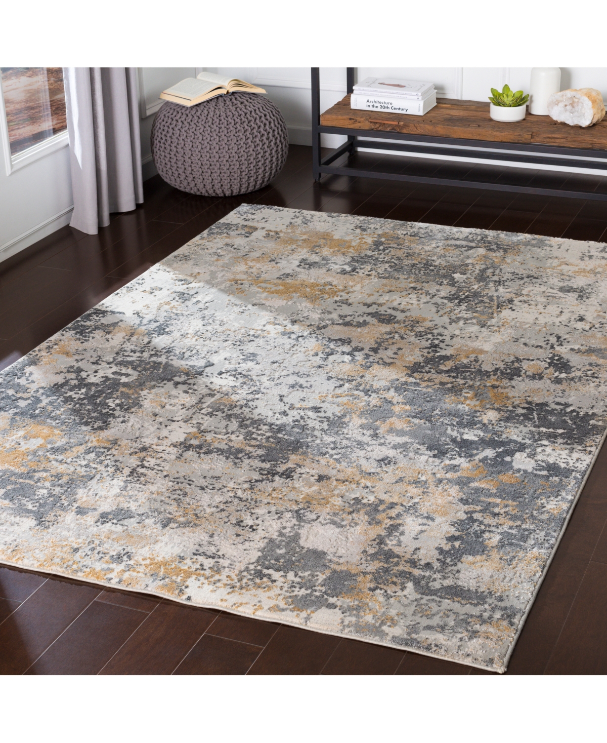 Livabliss Aisha Ais-2303 Charcoal 9'3" x 12'3" Area Rug