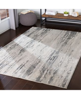 Aisha AIS-2304 Medium Gray 9'3" x 12'3" Area Rug